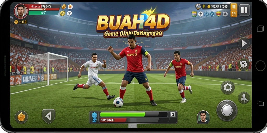Tampilan gameplay penuh aksi dari BUAH4D yang mengasyikkan.
