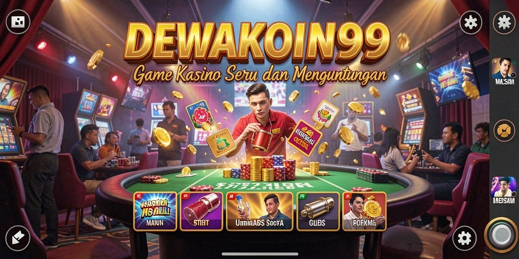 Tampilan gameplay seru dan mendebarkan dalam DEWAKOIN99.