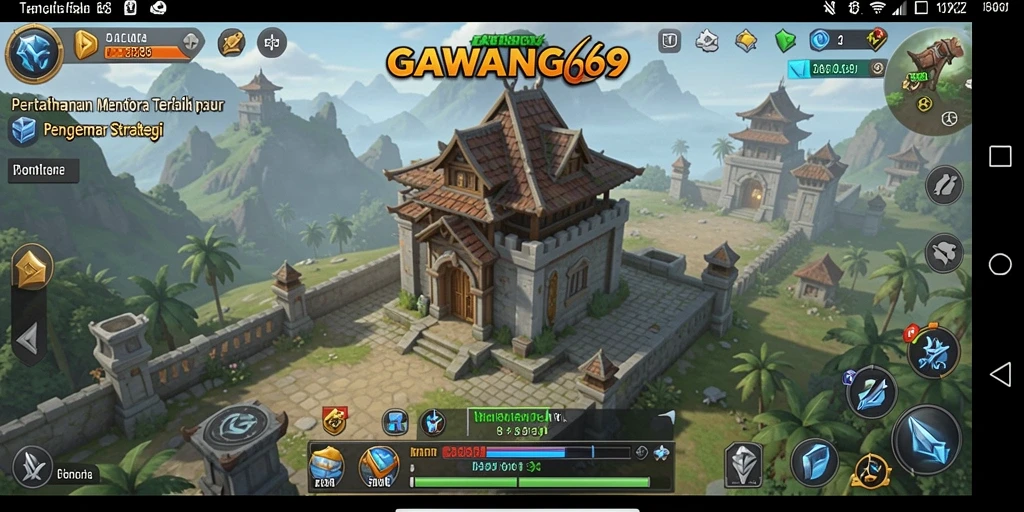 Screenshot GAWANG69 menampilkan aksi seru dalam gameplay Tower Defense.