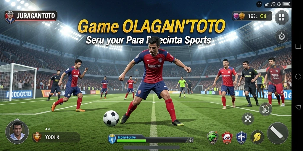 Tampilan gameplay JURAGANTOTO yang menarik dan penuh aksi olahraga.