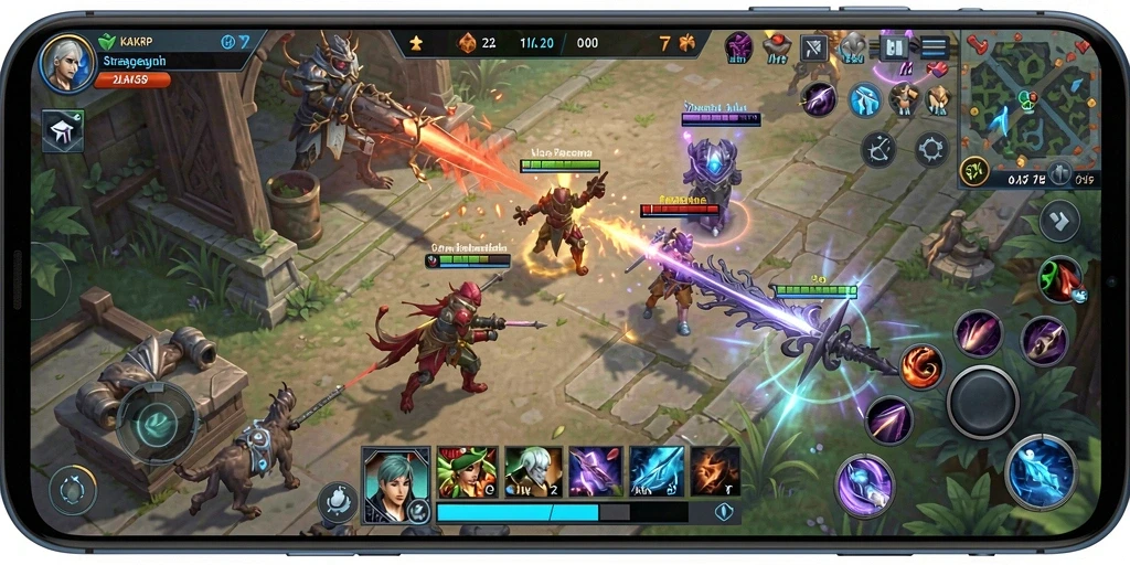 Tampilan gameplay KAKRP yang seru dan menantang