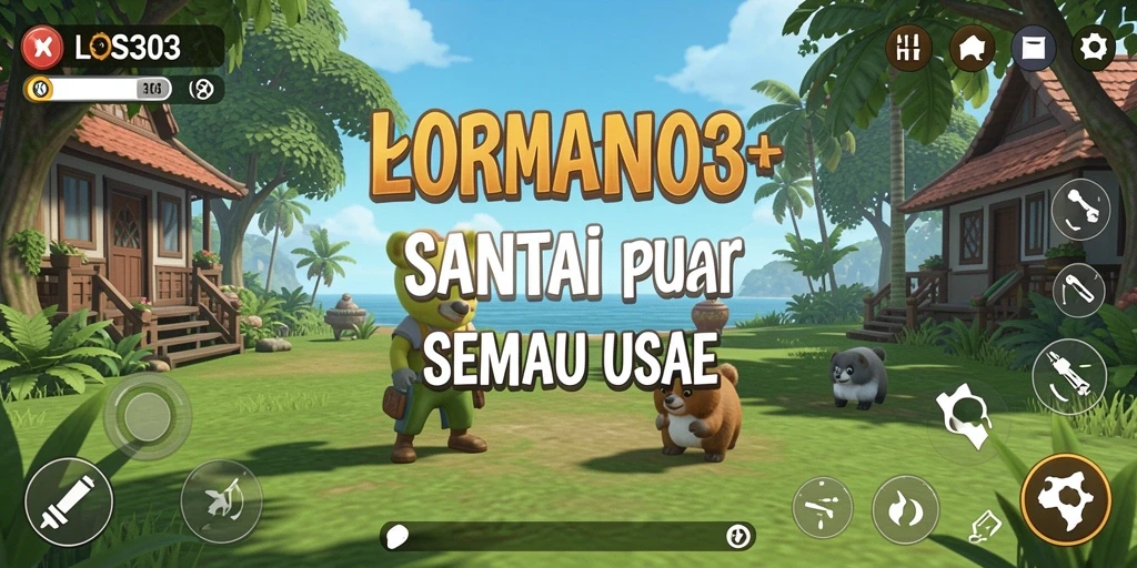 Tangkapan layar dari gameplay santai di LOS303.