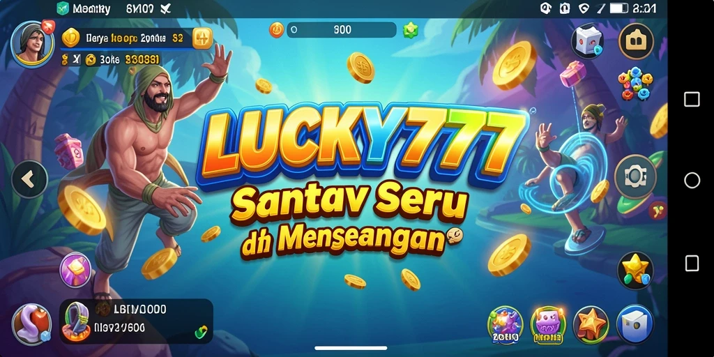 Tampilan gameplay seru dan menarik dari LUCKY777.