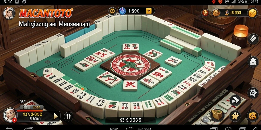 Gameplay menarik dari MACANTOTO yang penuh dengan strategi Mahjong.