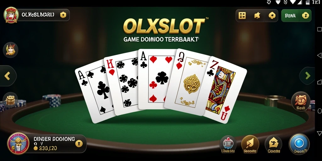 Tampilan gameplay seru dalam OLXSLOT dengan domino yang menantang.