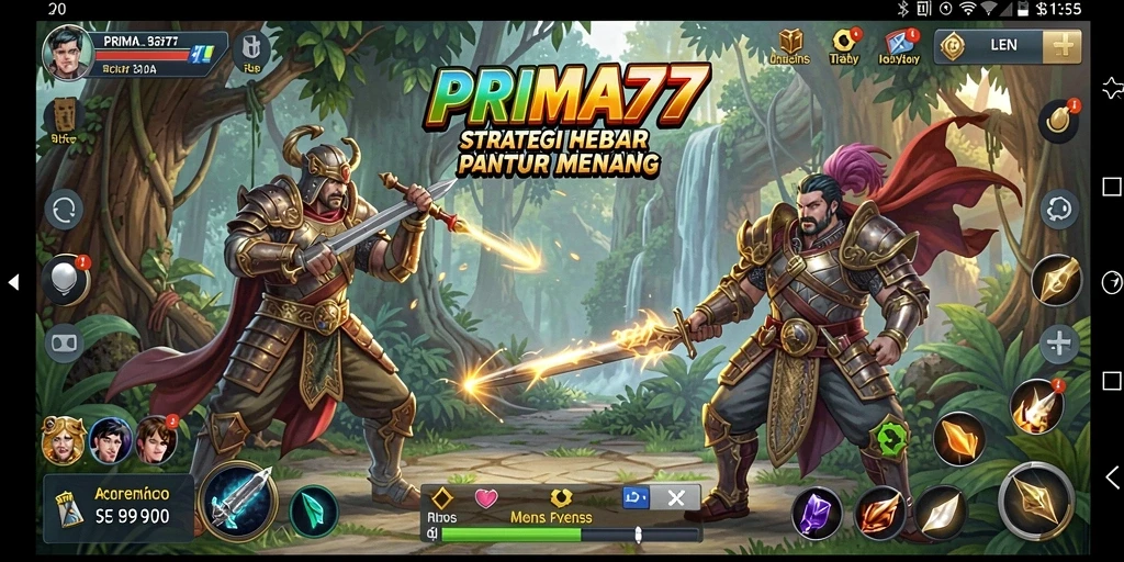 Tampilan gameplay PRIMA77 yang seru dan penuh strategi.