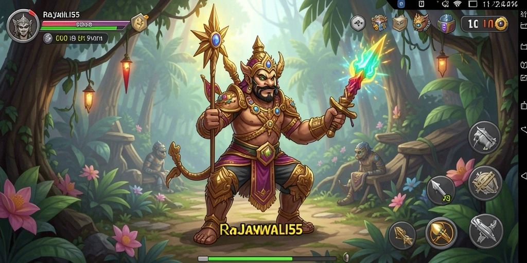 Tampilan gameplay RAJAWALI55 yang imersif dan mendebarkan.