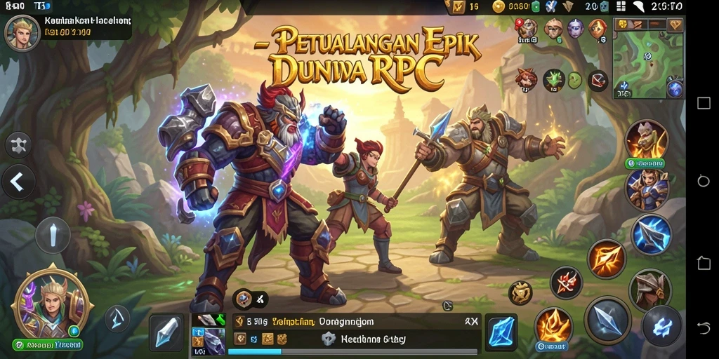 Tampilan menarik dalam gameplay RPG T6 yang penuh aksi.
